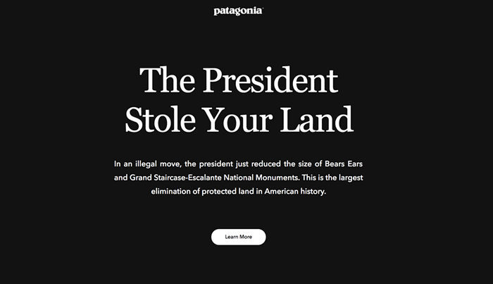 Patagonia Is Very Angry About Trump Slashing National Monuments